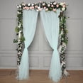 thumbnail image 1 of Balsa Circle 5 feet x 10 feet Blue Sheer Tulle Curtain Backdrop Panels Wedding Party Photobooth Decorations, 1 of 6