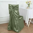 thumbnail image 1 of BalsaCircle 50 Eucalyptus Green Universal Solid Satin Chair Covers Slipcovers Wedding Decorations, 1 of 8