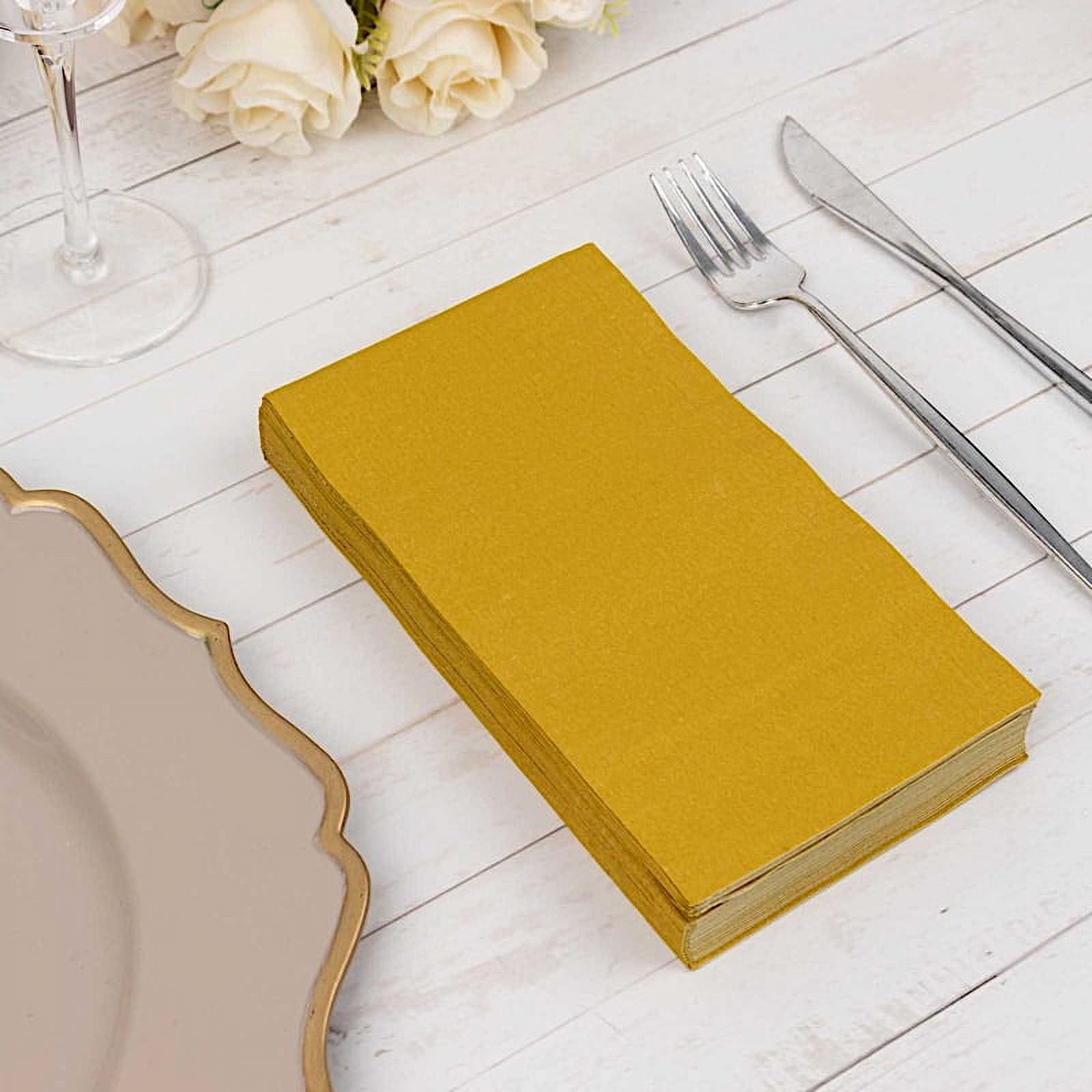 BalsaCircle 50 Terracotta Soft 2 Ply Disposable Dinner Paper Napkins Gold Embossed Leaves Party Decorations BalsaCircle 50 Terracotta Soft 2 Ply Disposable Dinner Paper Napkins Gold Embossed Leaves Party Decorations