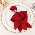 thumbnail image 1 of BalsaCircle 50 Pieces 17" Wine Polyester Luncheon Napkins Party Wedding, 1 of 6