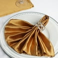 thumbnail image 1 of Balsa Circle 50 Pieces 20" Antique Gold Satin Dinner Napkins Wedding Party, 1 of 6
