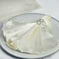 thumbnail image 1 of BalsaCircle 50 Pieces 20" Ivory Satin Dinner Napkins Wedding Party, 1 of 6