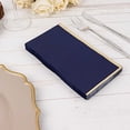 thumbnail image 1 of BalsaCircle 50 Navy Blue Plain Soft 2 Ply Dinner Table Paper Napkins with Gold Foil Edge Party Events Decorations, 1 of 8