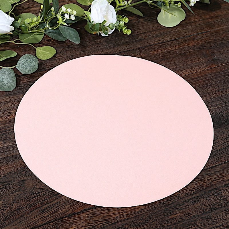 Balsa Circle 50 Round 13 in Pink Disposable Paper Table Placemats Party Events Decorations Supplies