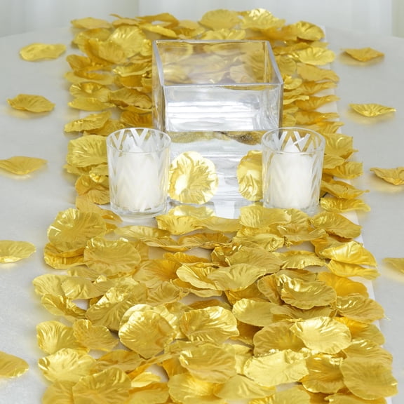 Balsa Circle 500 Silk Rose Petals Wedding Decorations Bulk Supplies Gold