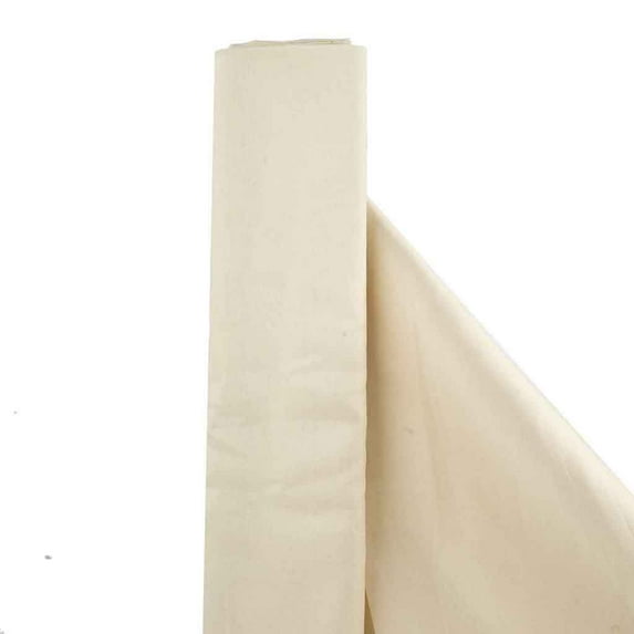 BalsaCircle 54" x 10 yards Polyester Fabric Bridal Bolt Put-up Beige