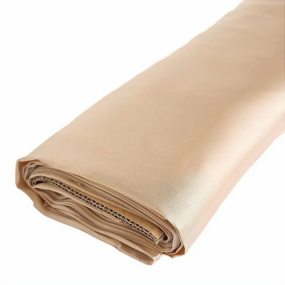 BalsaCircle 54" x 10 yards Satin Fabric Bolt Put-up Nude