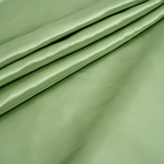 BalsaCircle 54" x 10 yards Satin Fabric Bolt Put-up Sage Green