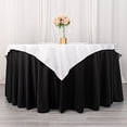 thumbnail image 1 of BalsaCircle 54x54 in White Premium Scuba Polyester Square Tablecloth Party Linens Events Decorations Supplies, 1 of 8