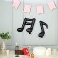 thumbnail image 1 of BalsaCircle 6 Black Music Notes Mylar Foil Plain Balloons Wedding Graduation Birthday, 1 of 6