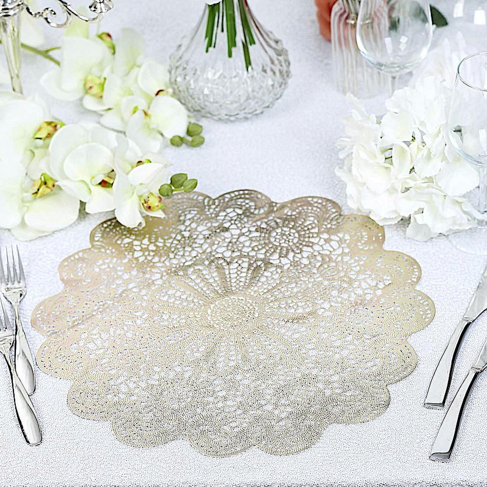 250pcs Brown Round Paper Doilies Lace for Art Craft Assorted for Party  Decor - On Sale - Bed Bath & Beyond - 31069699
