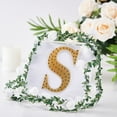 thumbnail image 1 of Balsa Circle 6" Gold Solid Letter Self-Adhesive Rhinestones Gems Sticker, 1 of 7