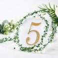 thumbnail image 1 of Balsa Circle 6" Gold Solid Number 5 Self-Adhesive Rhinestones Gems Sticker, 1 of 7