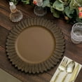 thumbnail image 1 of BalsaCircle 6 Natural Round 13 in Sunflower Design Matte Plastic Dinner Charger Plates Party Events Decorations, 1 of 8