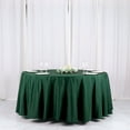 thumbnail image 1 of BalsaCircle 6 Pieces 120" Hunter Green Round Polyester Tablecloths Linens Party Kitchen Dining Banquet, 1 of 8