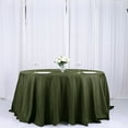 thumbnail image 1 of BalsaCircle 6 Pieces 132" Olive Green Round Polyester Tablecloths Fabric Table Linen, 1 of 8