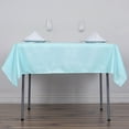 thumbnail image 1 of BalsaCircle 6 Pieces 54" x 54" Blue Square Polyester Tablecloths Table Cover Linens, 1 of 8