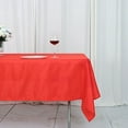 thumbnail image 1 of BalsaCircle 6 Pieces 54" x 96" Red Rectangle Polyester Tablecloths Table Linen, 1 of 8