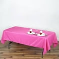 thumbnail image 1 of BalsaCircle 6 Pieces 60" x 102" Fuchsia Rectangle Polyester Tablecloths Table Cover Linens, 1 of 7