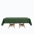 thumbnail image 1 of Balsa Circle 6 Pieces 60" x 102" Moss Green Rectangle Polyester Tablecloths Table Cover Linen, 1 of 5