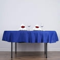 thumbnail image 1 of BalsaCircle 6 Pieces 70" Royal Blue Round Polyester Tablecloths Fabric Table Cover Linens, 1 of 6