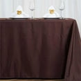 thumbnail image 1 of BalsaCircle 6 Pieces 72" x 120" Chocolate Brown Rectangle Polyester Tablecloths Table Linen, 1 of 8