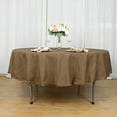thumbnail image 1 of BalsaCircle 6 Pieces 90" Taupe Round Polyester Tablecloths Fabric Table Cover Linens, 1 of 8