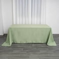 thumbnail image 1 of BalsaCircle 6 Pieces 90" x 132" Sage Green Rectangle Polyester Tablecloths Table Cover Linen, 1 of 8