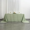 thumbnail image 1 of BalsaCircle 6 Pieces 90" x 156" Sage Green Rectangle Polyester Tablecloths Table Cover Linen, 1 of 7