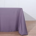 thumbnail image 1 of BalsaCircle 6 Pieces 90" x 156" Violet Amethyst Rectangle Polyester Tablecloths Table Linen, 1 of 6
