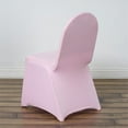 thumbnail image 1 of BalsaCircle 6 Pink Spandex Stretchable Banquet Solid Chair Covers Slipcovers, 1 of 7