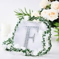 thumbnail image 1 of BalsaCircle 6" Silver Solid Letter F Self-Adhesive Rhinestones Gems Sticker, 1 of 7