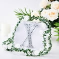 thumbnail image 1 of BalsaCircle 6" Silver Solid Letter Number Self-Adhesive Rhinestones Gems Sticker, 1 of 7