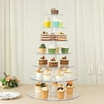 thumbnail image 1 of BalsaCircle 7 Tiers 26 in Clear Round Acrylic Cupcake Dessert Display Stand Centerpiece Party Events Decorations, 1 of 8