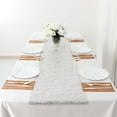 thumbnail image 1 of Balsa Circle 6 feet Silver Reversible Metallic Woven Vinyl Plastic Table Runner Party Events Catering Decorations, 1 of 8