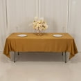 thumbnail image 1 of BalsaCircle 60" x 102" Gold Lamour Satin Rectangular Tablecloth Table Linen | 60x102" Washable Fabric Table Cloth Covers for Buffet Events Kitchen Dining Wedding Party Reception, 1 of 8