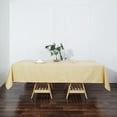 thumbnail image 1 of BalsaCircle 60 x 102" Polyester Rectangular Tablecloth - Champagne, 1 of 8
