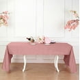 thumbnail image 1 of Balsa Circle 60" x 102" Polyester Rectangular Tablecloth Dusty Rose, 1 of 11