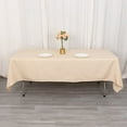 thumbnail image 1 of BalsaCircle 60" x 102" Premium Polyester Rectangular Tablecloth Table Linens Beige, 1 of 8