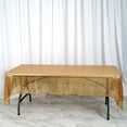 thumbnail image 1 of BalsaCircle 60" x 102" Sequin Rectangular Tablecloth Gold, 1 of 8