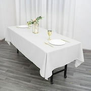 Balsa Circle 60" x 102" Rectangle Polyester Tablecloth Table Cover Linens for Wedding Party Events Kitchen and Dining