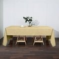 thumbnail image 1 of BalsaCircle 60" x 126" Polyester Rectangular Tablecloth Champagne, 1 of 8