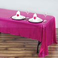 thumbnail image 1 of BalsaCircle 60" x 126" Rectangular Sequin Tablecloth Fuchsia, 1 of 7
