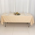 thumbnail image 1 of BalsaCircle 60x102 in Beige Scuba Polyester Rectangle Tablecloth Wedding Party Events Decorations Supplies, 1 of 8