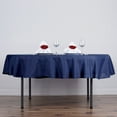 thumbnail image 1 of BalsaCircle 70" Round Polyester Tablecloths Wedding Navy Blue, 1 of 8