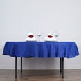 thumbnail image 1 of BalsaCircle 70" Round Polyester Tablecloths Wedding Royal Blue, 1 of 7