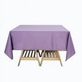 thumbnail image 1 of BalsaCircle 70" x 70" Square Polyester Tablecloth Violet Amethyst, 1 of 8