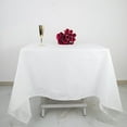 thumbnail image 1 of BalsaCircle 70" x 70" White Cotton Square Tablecloth Reception Catering Dining Table Linens, 1 of 7
