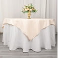 thumbnail image 1 of Balsa Circle 70 x 70 in Blush Premium Polyester Square Tablecloth Party Events Reception Decorations Supplies, 1 of 8