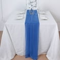 thumbnail image 1 of BalsaCircle 72" Royal Blue Extra Premium Chiffon Table Top Runner Wedding Party Linens Decorations, 1 of 7